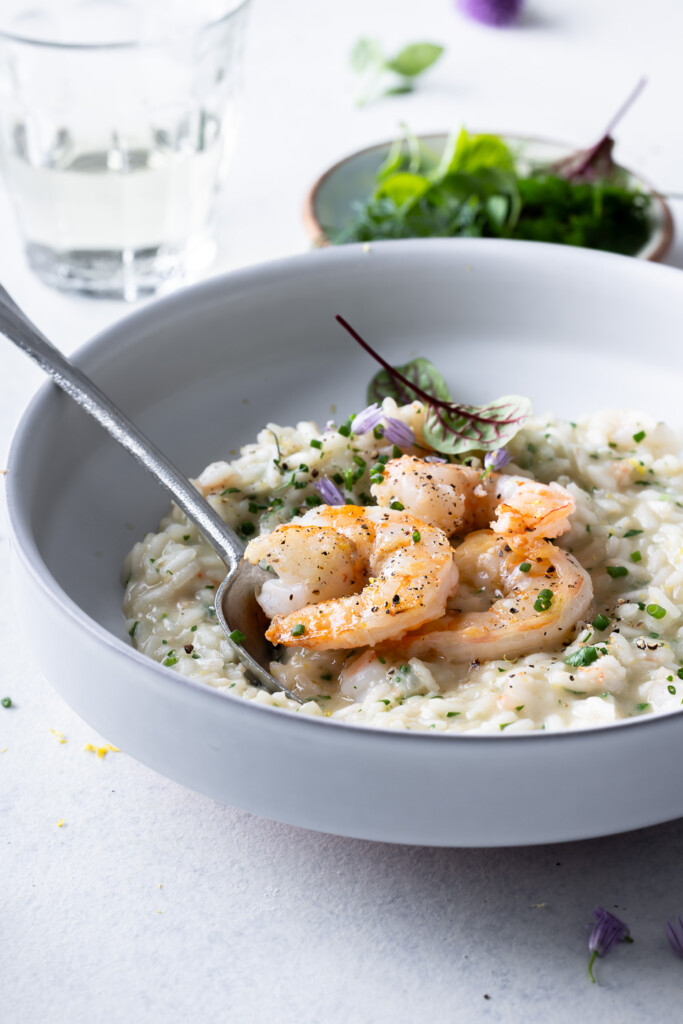 lemon shrimp risotto