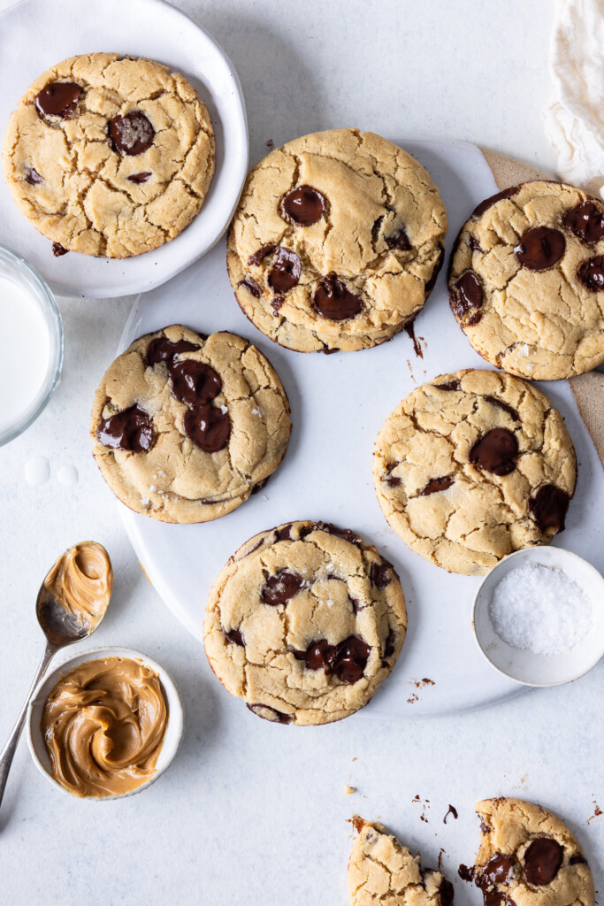 peanut butter chocolate chip cookies