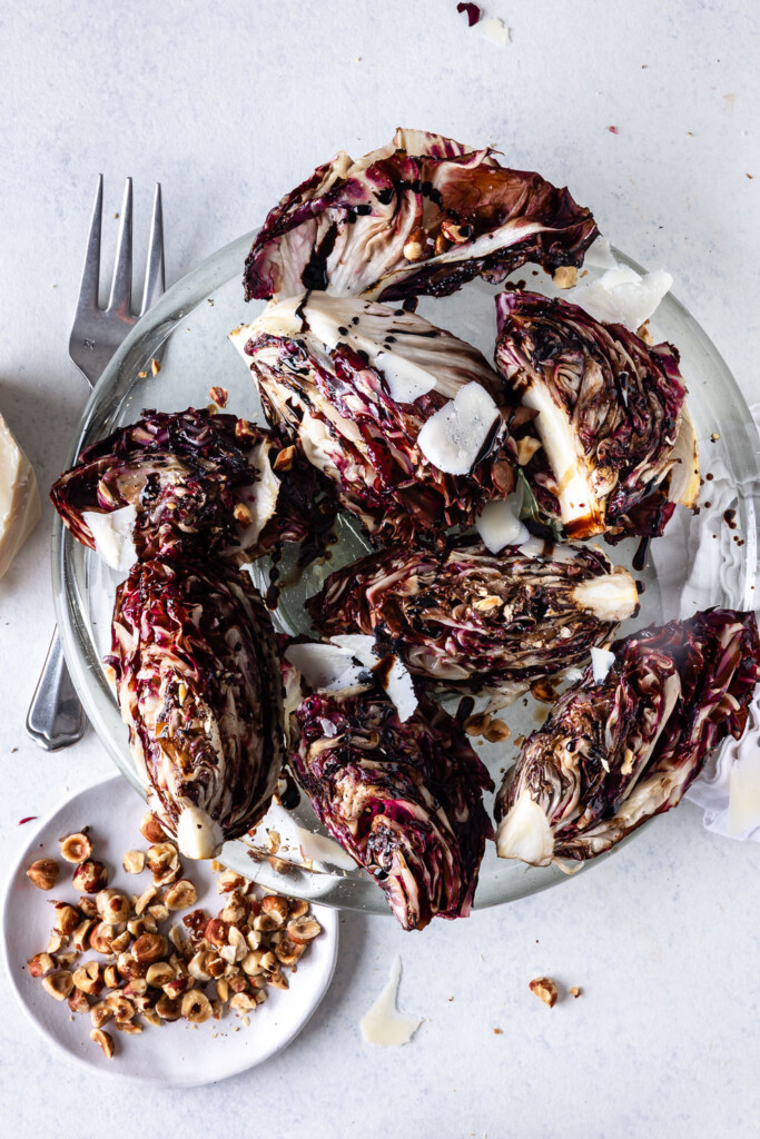 grilled radicchio with balsamic