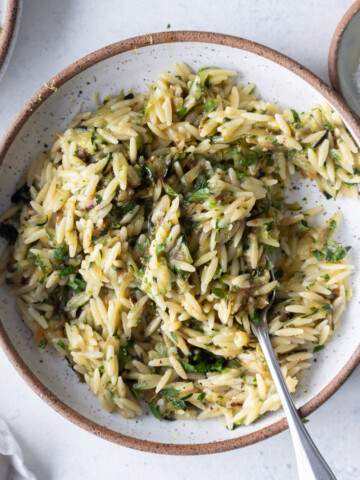 lemon orzo pasta