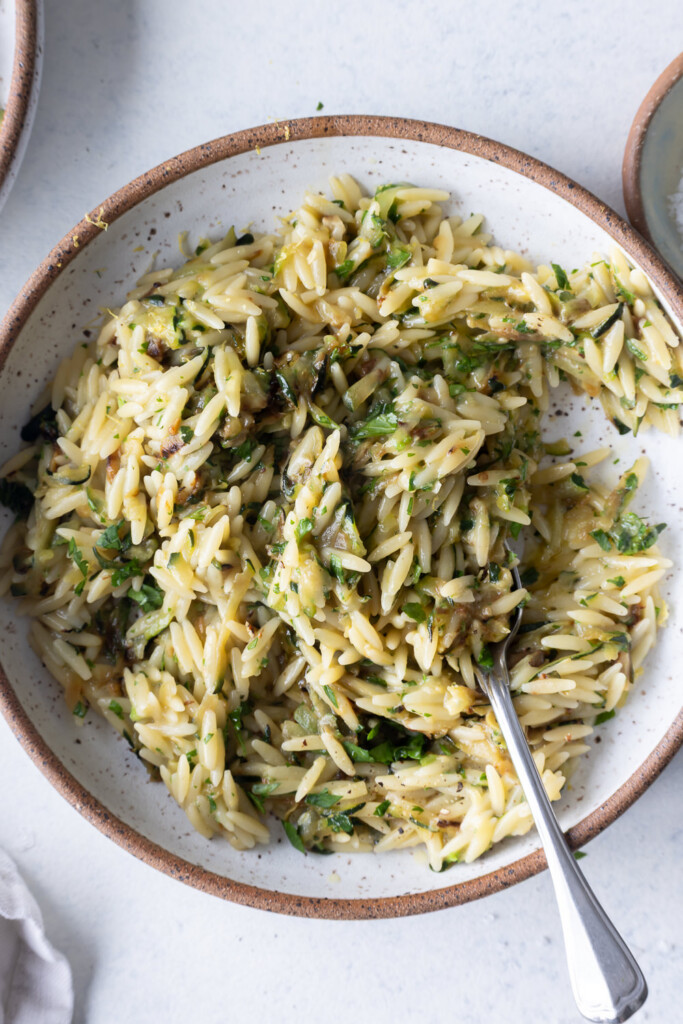 lemon orzo pasta